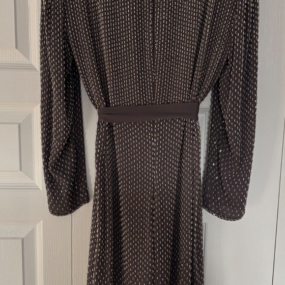 ESCADA Stunning Beaded Evening Formal Dress -100% Silk Beaded Dress – Size 40 - Picture 5 of 16